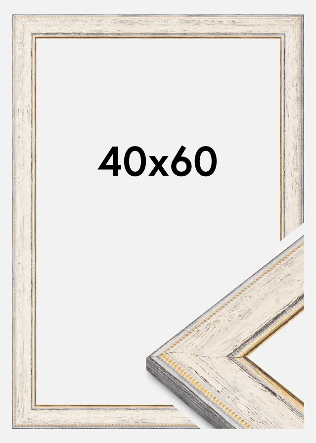Moldura Fabriano Acrílico Branco 40x60 cm