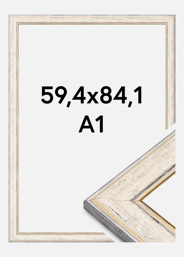Moldura Fabriano Acrílico Branco 59,4x84,1 cm (A1)