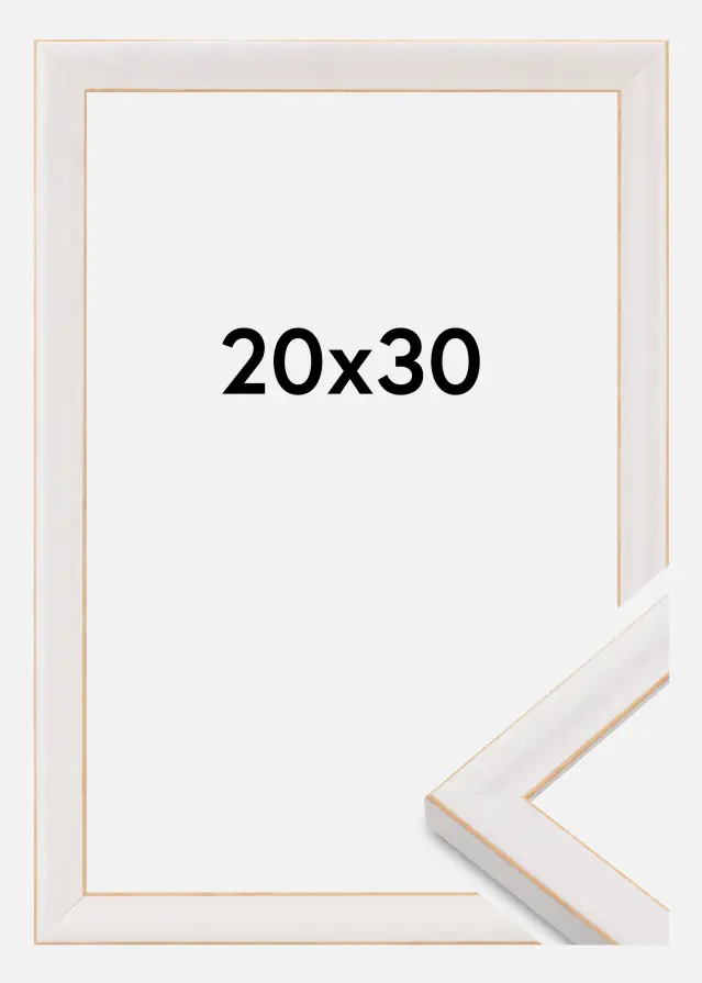 Moldura Marie Claire Acrílico Branco 20x30 cm