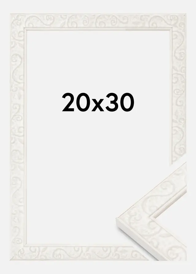 Moldura Milton Acrílico Branco 20x30 cm