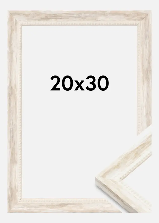 Moldura Soledad Acrílico Branco 20x30 cm