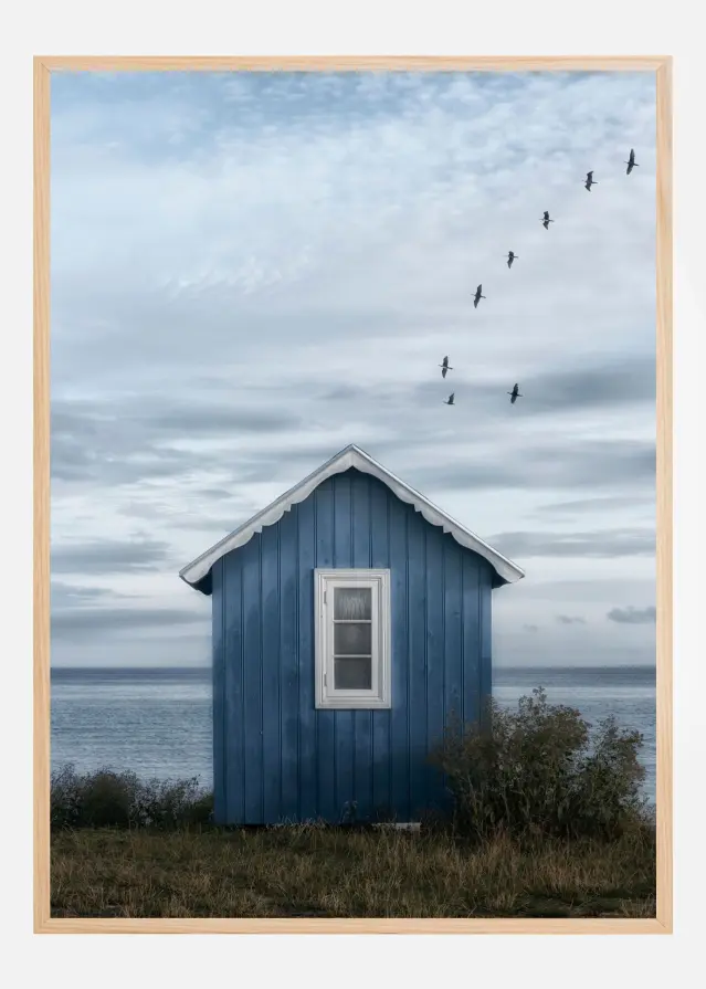 Beach hut Póster