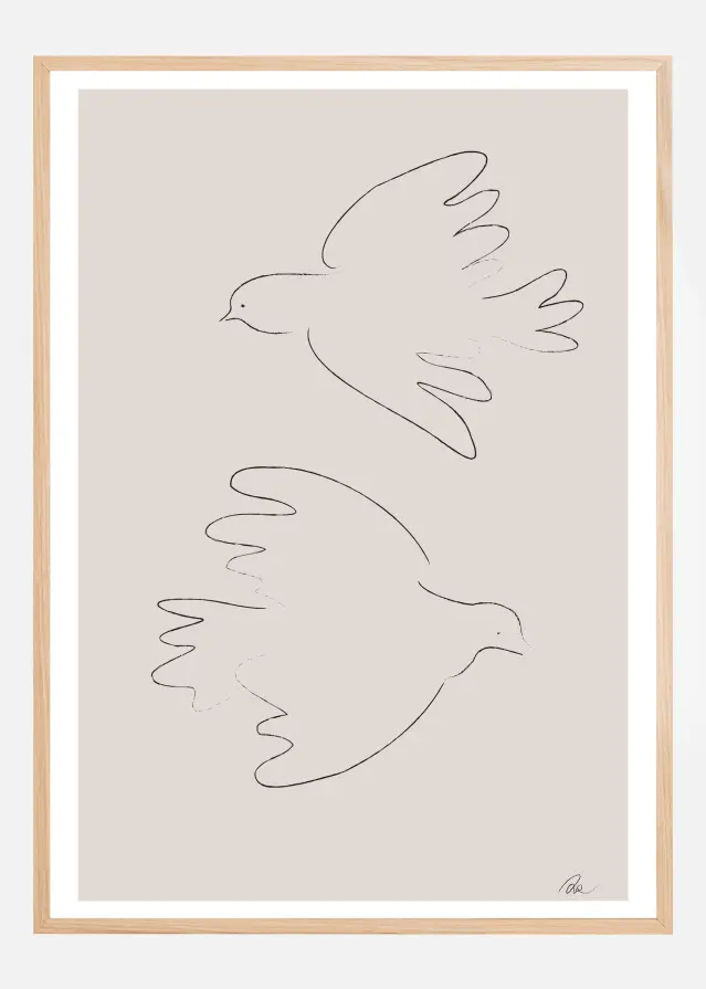 Two Doves Póster
