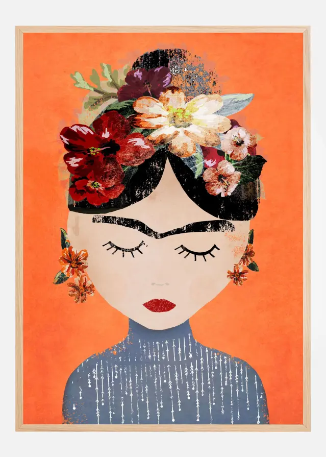 Frida (Orange Version) Póster