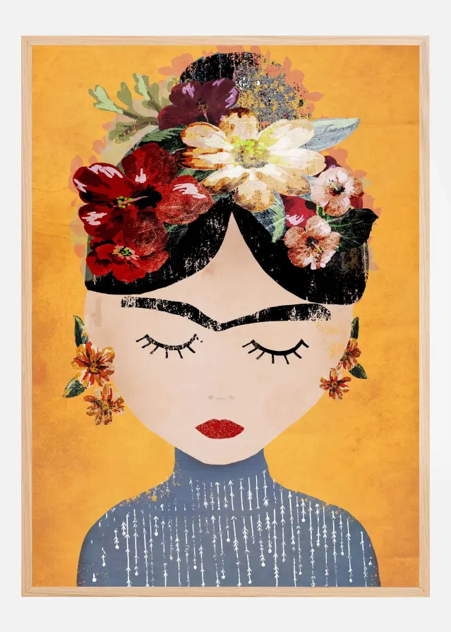 Frida (Yellow Version) Póster