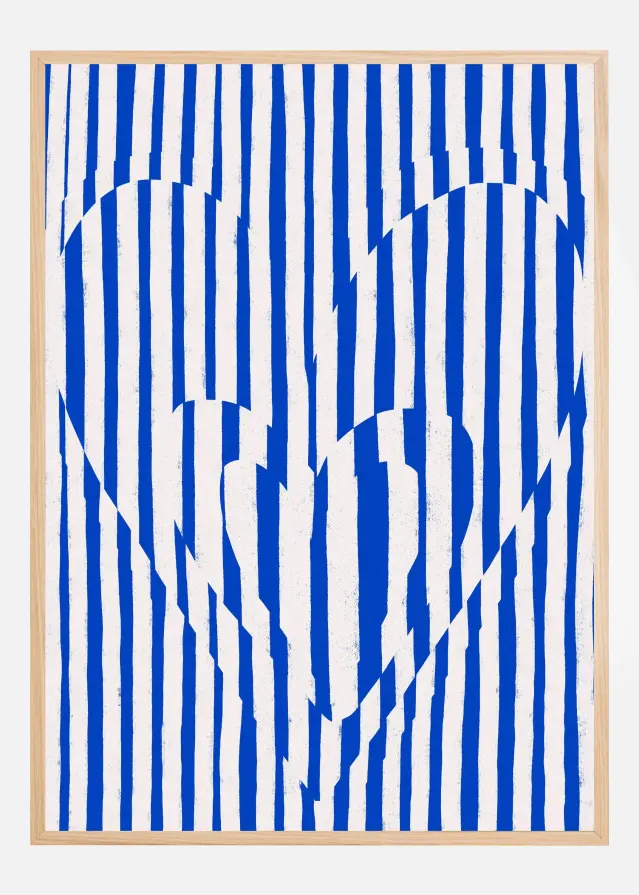 Hearts (Blue Version) Póster