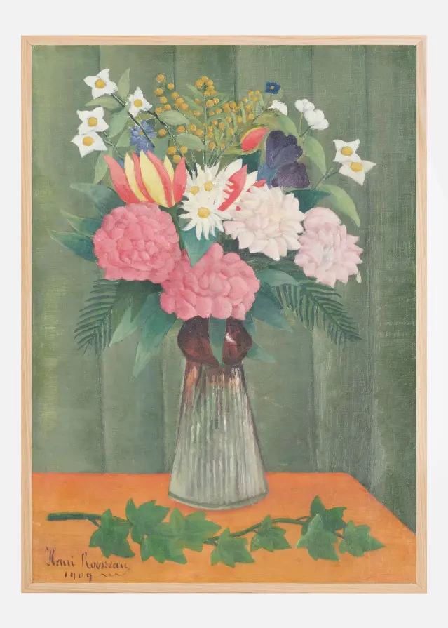 Flowers In a Vase Póster