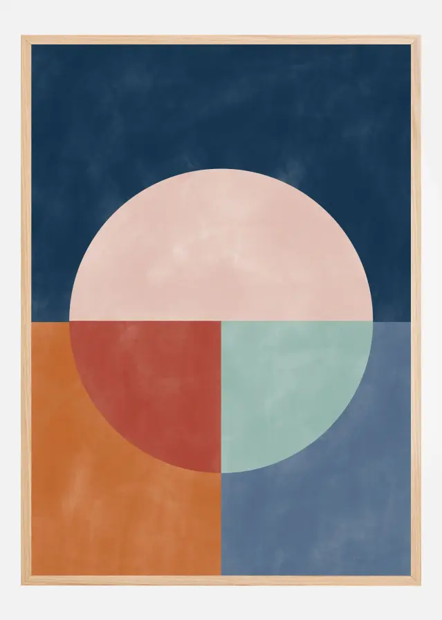 3x4 Aspectratiobluerust35 Póster