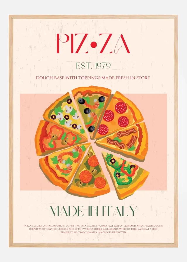 Pizza Póster