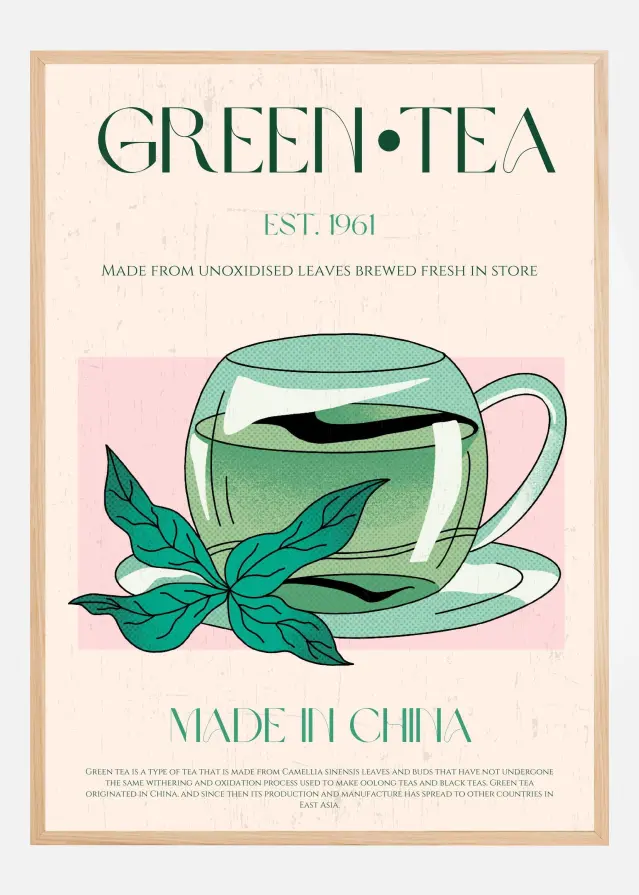 Green Tea No1 Póster