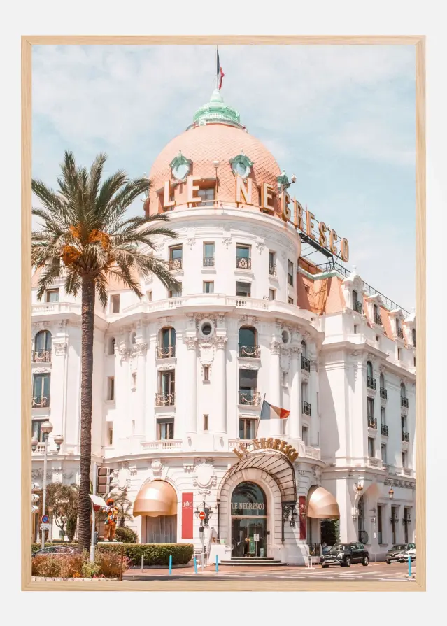 French Riviera Building Póster