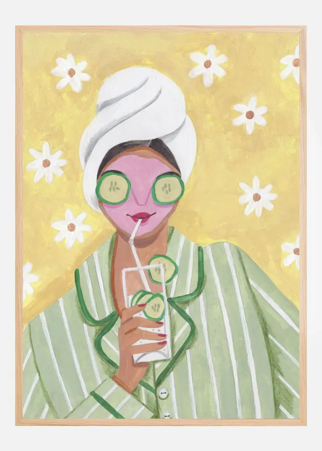 Woman Relax Time Póster