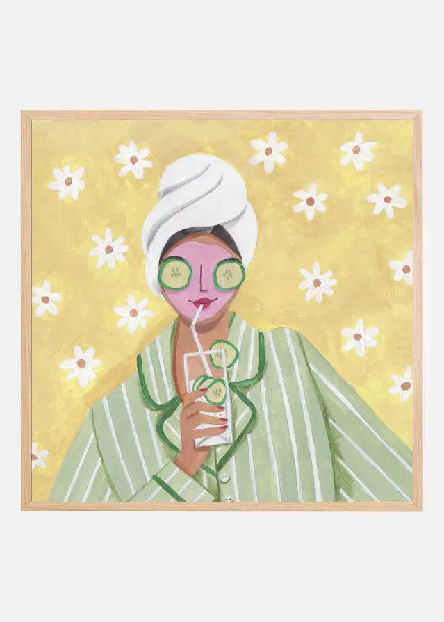 Woman Relax Time Póster