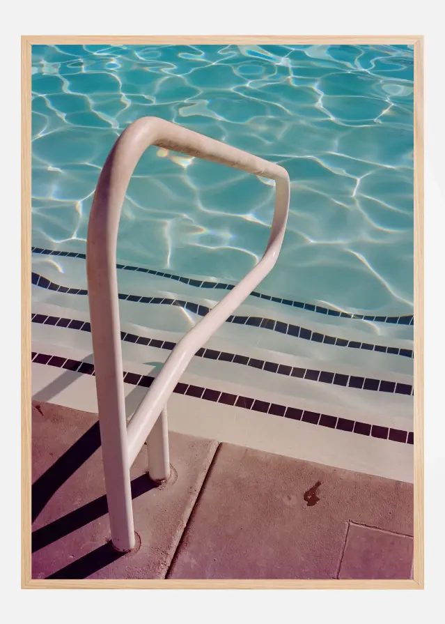 Palm Springs Pool Day Póster