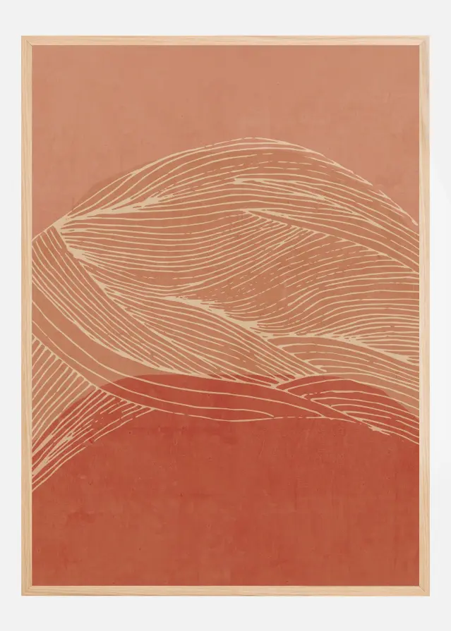 Abstract From the road Póster