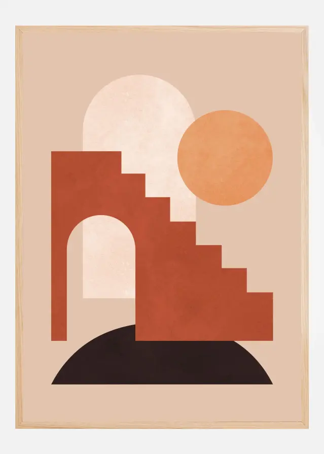 Geometric composition 4 Póster