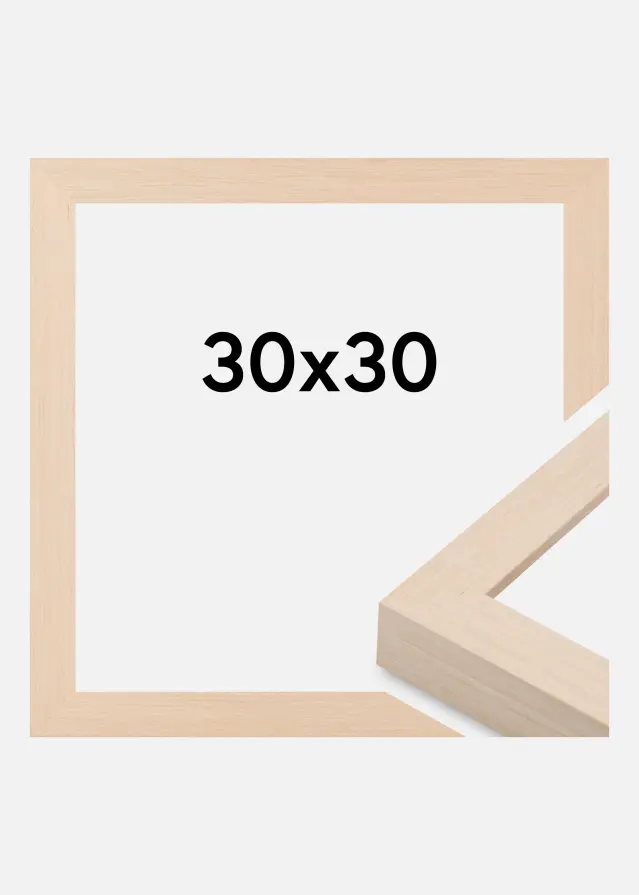 Moldura Cotswold Vidro acrílico Marfim 30x30 cm