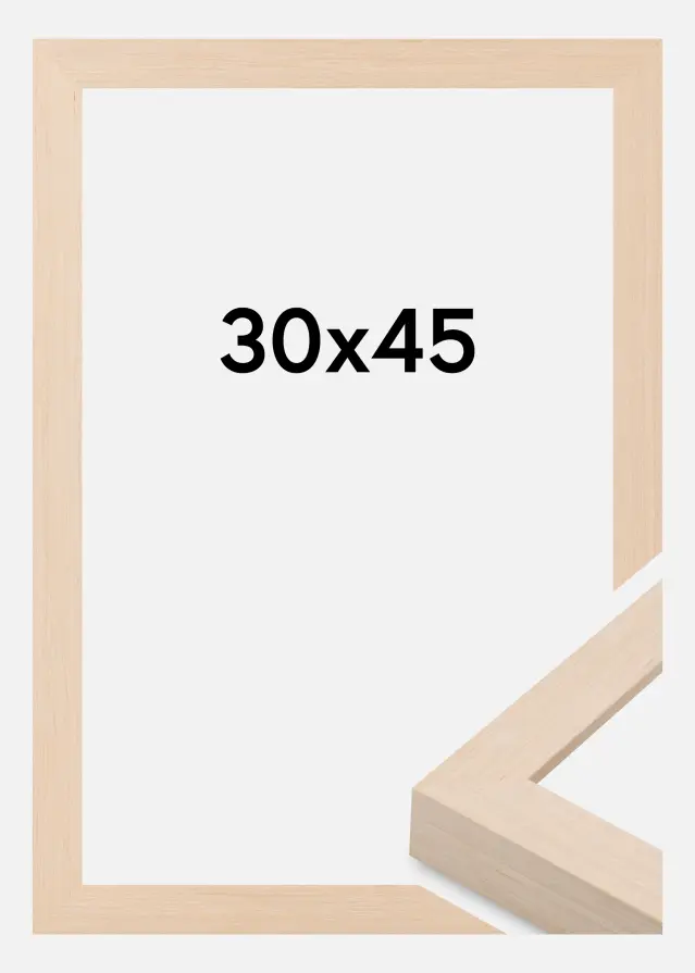 Moldura Cotswold Vidro acrílico Marfim 30x45 cm