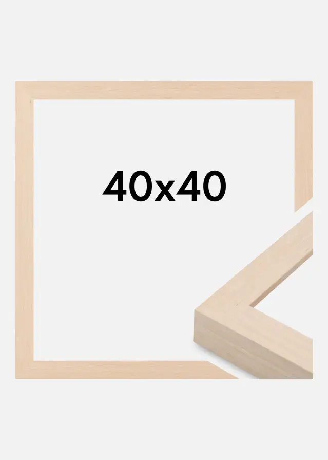 Moldura Cotswold Vidro acrílico Marfim 40x40 cm