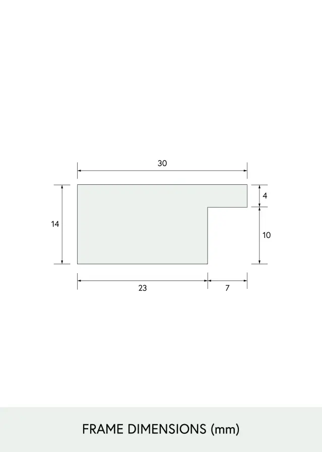 BGA Select Wide Vidro acrílico Carvalho 50x70 cm