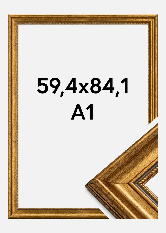 Moldura Rokoko Dourado 59,4x84,1 cm (A1)