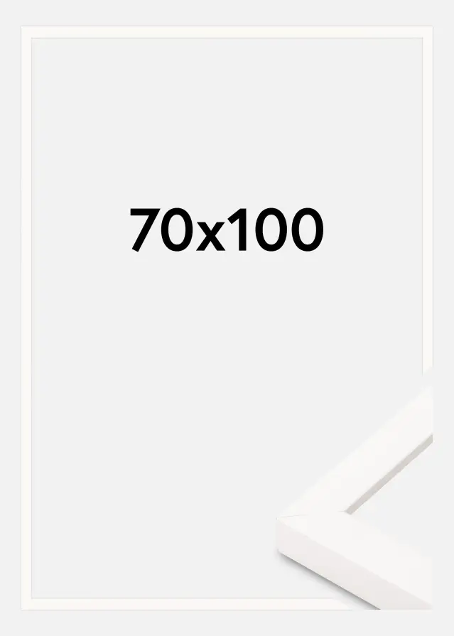 Porta-retrato Branco Largo 70 x 100 cm