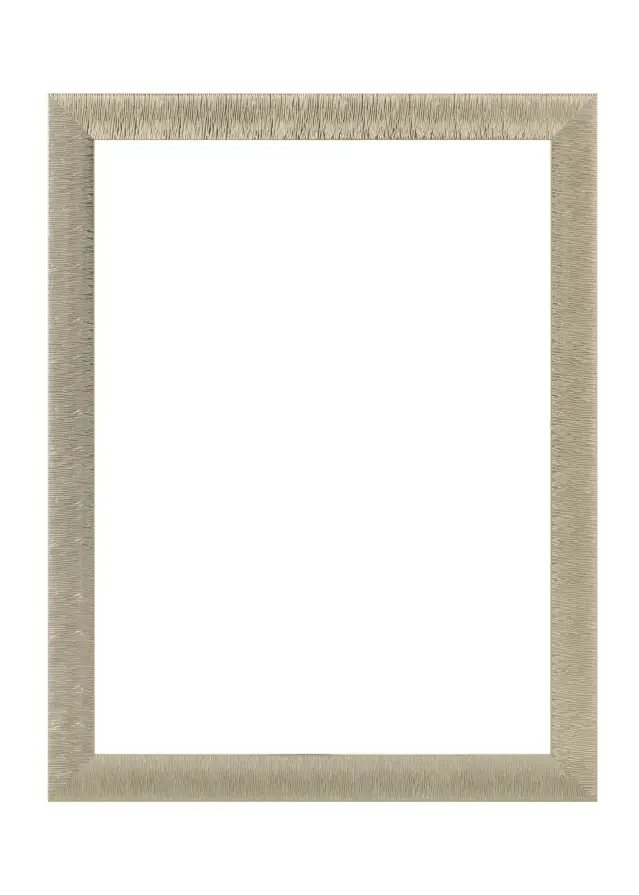 Moldura Linea Vidro acrílico Champagne 30x30 cm