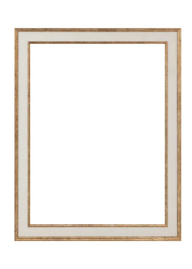 Moldura Linea Vidro acrílico Maple / Bronze 30x30 cm