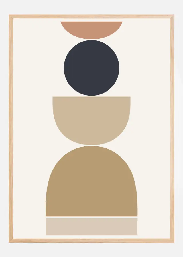 Abstract Geometric Harmony Póster