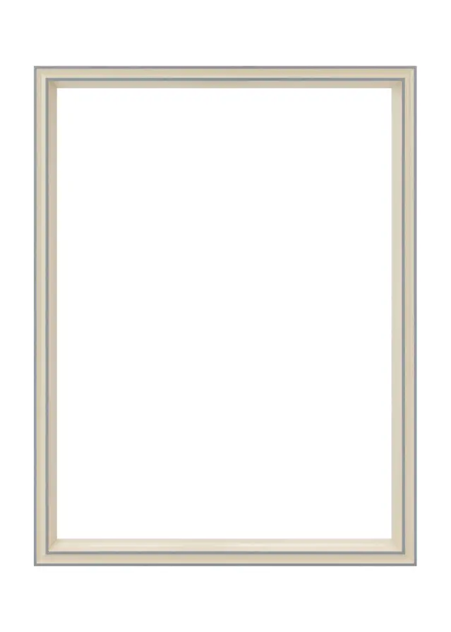 Moldura Riga Vidro acrílico Stone White / Bluish Grey 30x30 cm