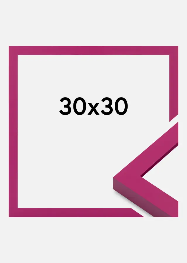 Moldura Selection Vidro acrílico Bubblegum Pink 30x30 cm