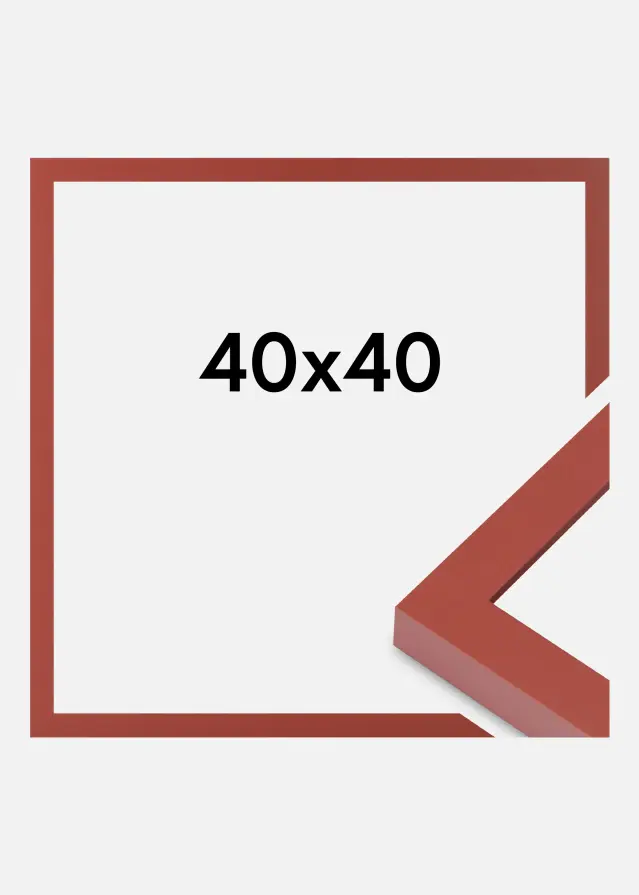 Moldura Selection Vidro acrílico Coral 40x40 cm