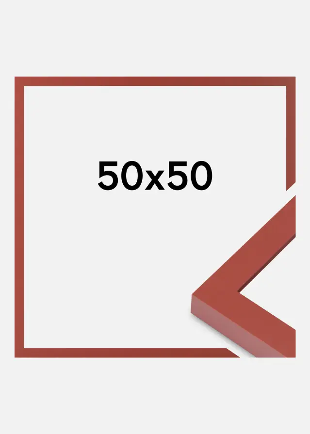 Moldura Selection Vidro acrílico Coral 50x50 cm