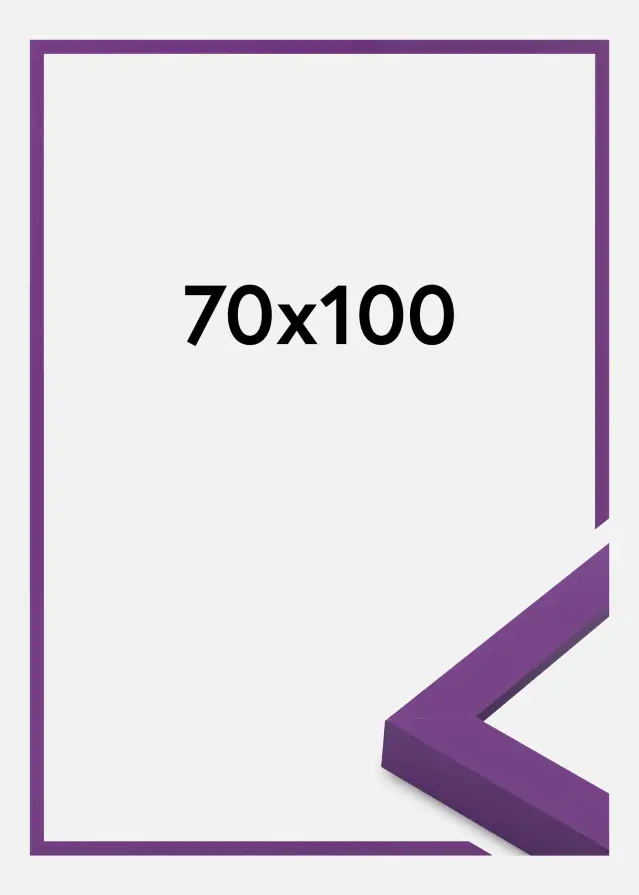 Moldura Selection Vidro acrílico Deep Lilac 70x100 cm