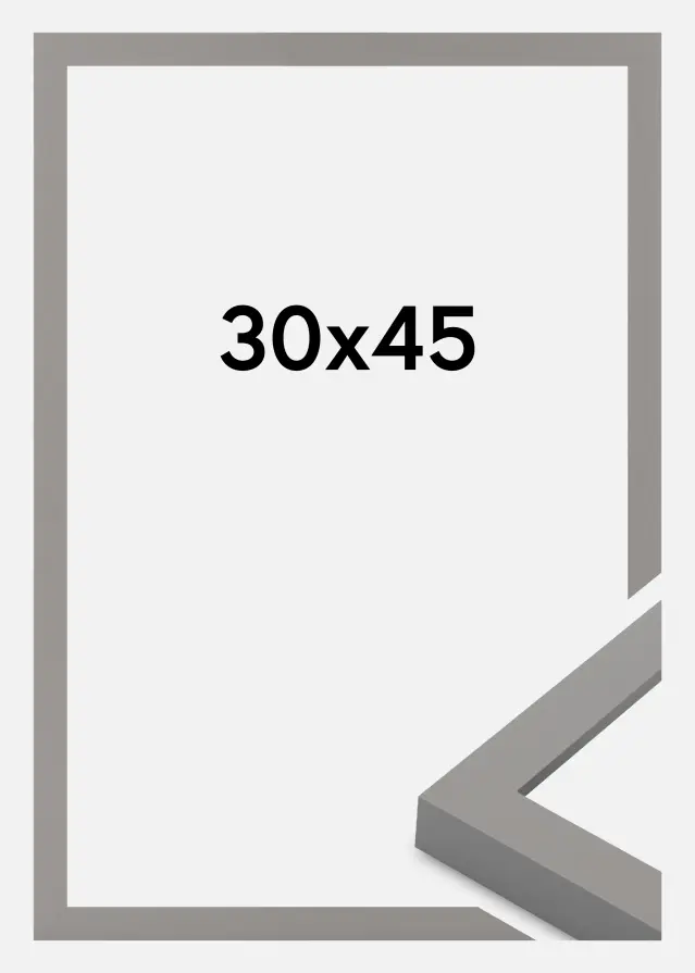 Moldura Selection Vidro acrílico Grey 30x45 cm