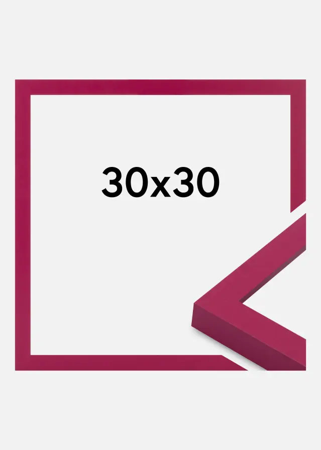 Moldura Selection Vidro acrílico Hot Pink 30x30 cm