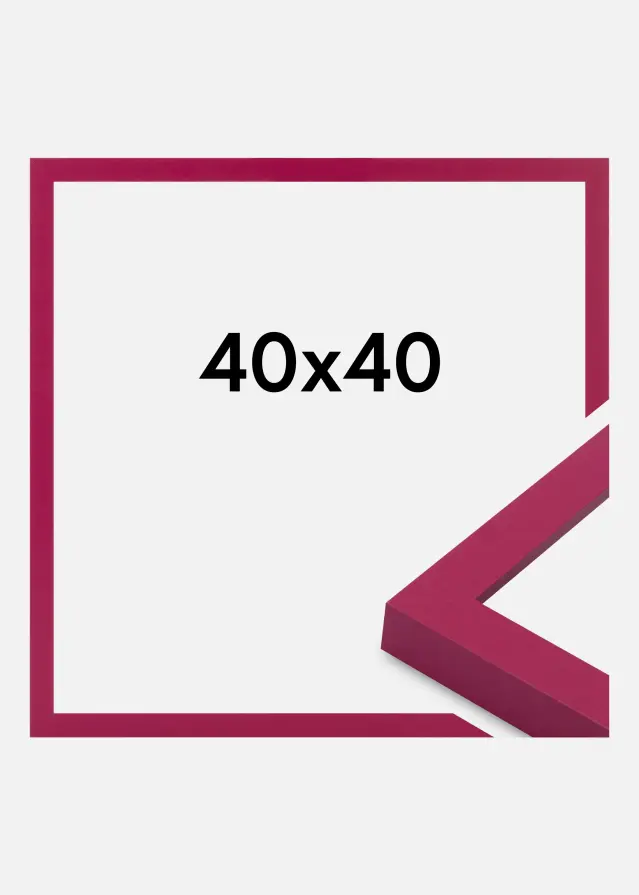 Moldura Selection Vidro acrílico Hot Pink 40x40 cm