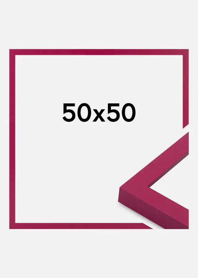 Moldura Selection Vidro acrílico Hot Pink 50x50 cm