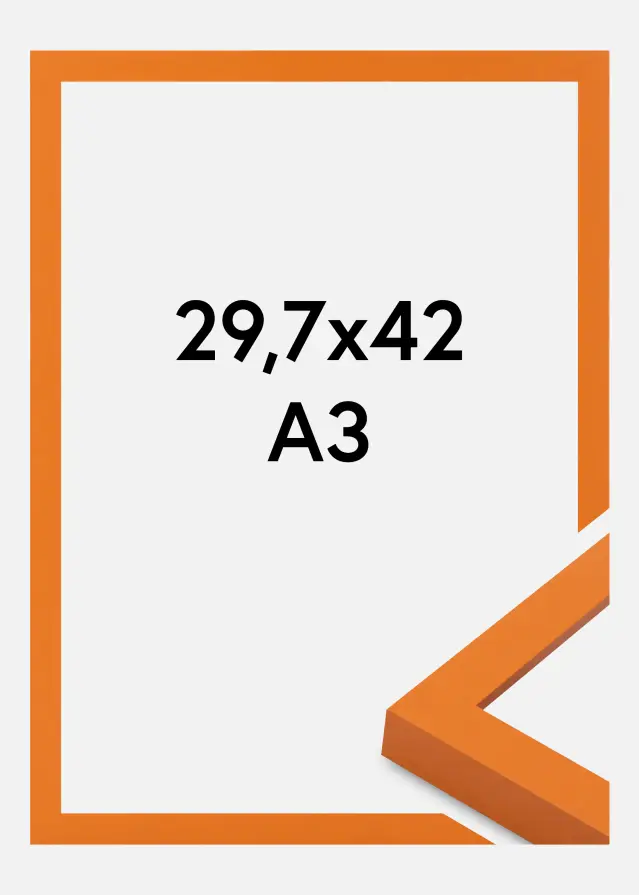 Moldura Selection Vidro acrílico Orange 29.7x42 cm (A3)