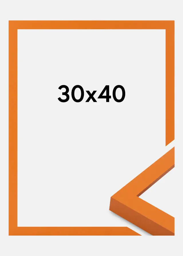 Moldura Selection Vidro acrílico Orange 30x40 cm