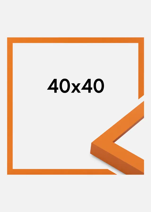 Moldura Selection Vidro acrílico Orange 40x40 cm