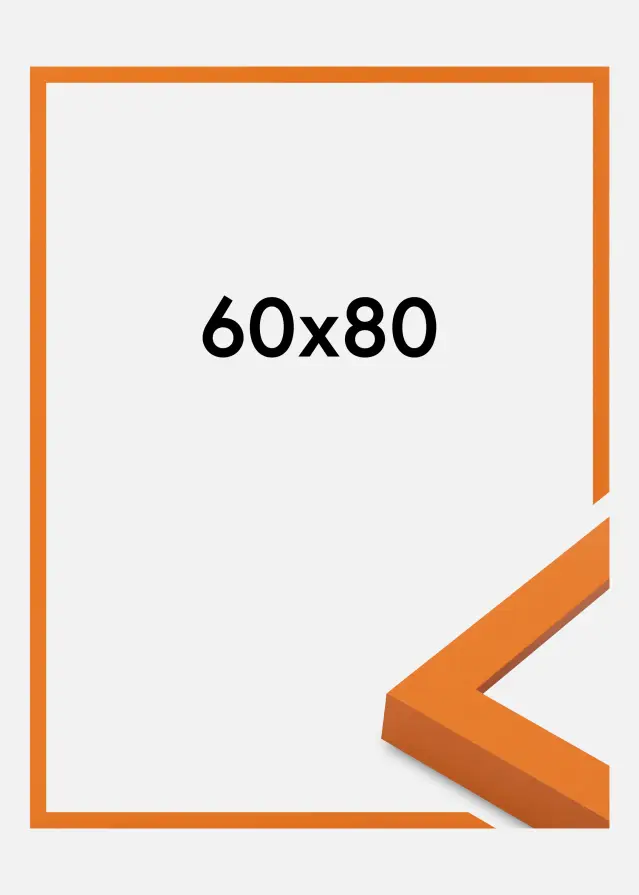 Moldura Selection Vidro acrílico Orange 60x80 cm