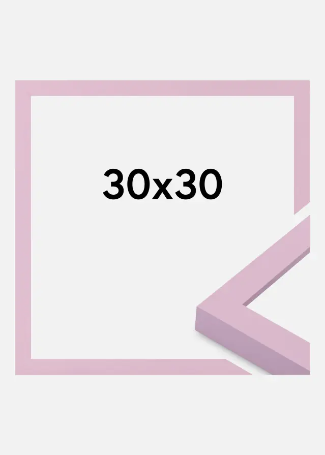 Moldura Selection Vidro acrílico Pink 30x30 cm