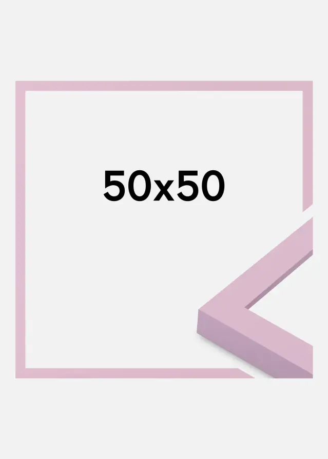 Moldura Selection Vidro acrílico Pink 50x50 cm