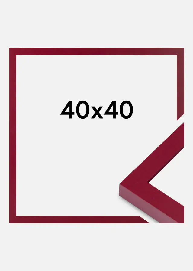 Moldura Selection Vidro acrílico Raspberry 40x40 cm