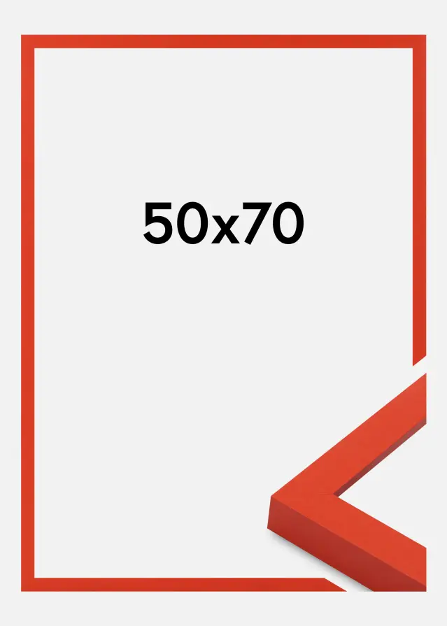 Moldura Selection Vidro acrílico Red 50x70 cm