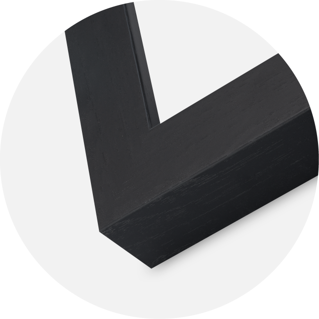 Moldura Wells Vidro acrílico Preto 21x29,7 cm (A4)