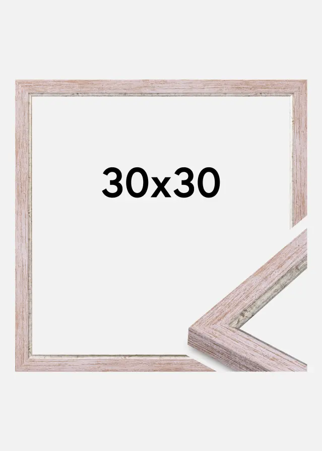 Moldura Whitby Vidro acrílico Lilás 30x30 cm