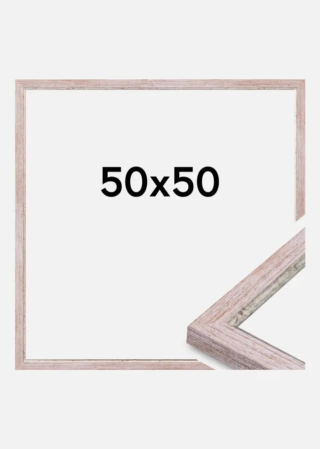 Moldura Whitby Vidro acrílico Lilás 50x50 cm