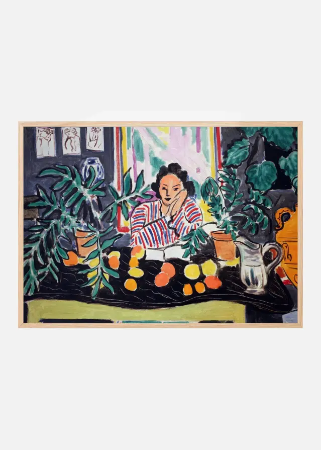 Interno Con Vaso Etrusco 1940 - Henri Matisse Póster